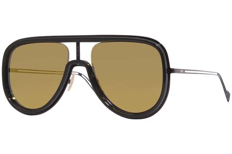 Fendi: Black & Gold FF M0068/S Sunglasses 